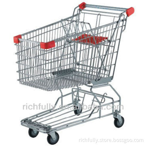 Supermarket equipment 120L Asian shopping carts for seniors